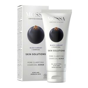 MOSSA Černý peeling s aktivním uhlím 60 ml