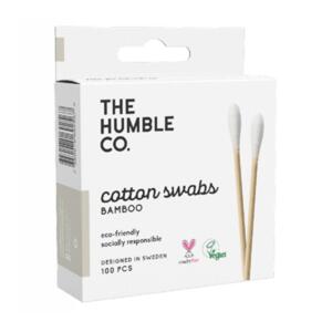 Humble Brush Cotton swabs bamboo, vatové tyčinky z biobavlny a bambusu 100 ks