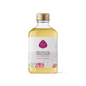 Eliah Sahil Organic Tělový a vlasový olej jojoba a růže 100 ml