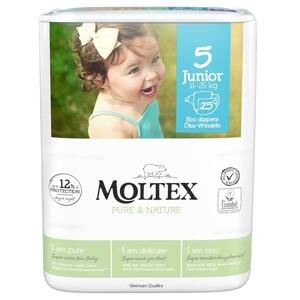 Moltex Dětské plenky Junior 11-16 kg Pure & Nature 25 ks