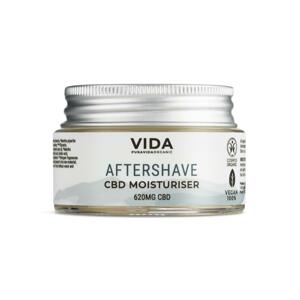 Pura Vida Organic CBD Hydratační krém po holení, 620 mg 30 ml