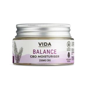 Pura Vida Organic CBD Hydratační krém, Balance, 250 mg 30 ml