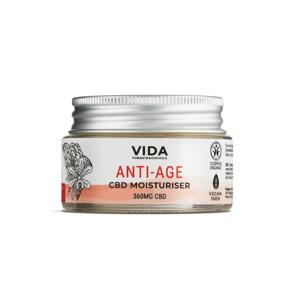 Pura Vida Organic CBD Hydratační krém, Anti-age, 360 mg 30 ml