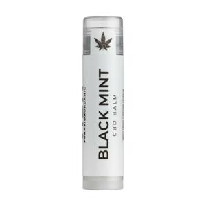 Pura Vida Organic CBD Balzám na rty, Black Mint, 15 mg 5 ml