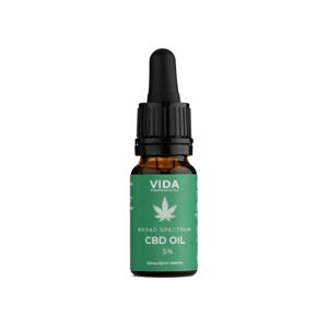 Pura Vida Organic CBD olej 5%, Broad spectrum 10 ml