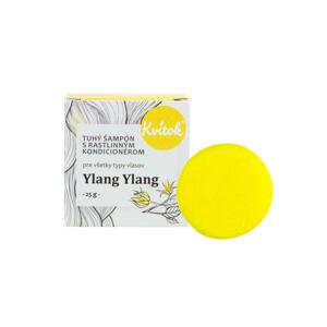 Kvitok Tuhý šampon s rostlinným kondicionérem, Ylang Ylang 25 g