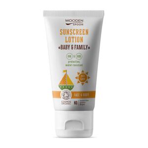 WOODEN SPOON Opalovací tělové mléko Baby & Family SPF 30 MINI 10 ml