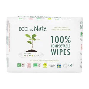 Eco by Naty Vlhčené ubrousky bez vůně pro citlivou pokožku 56 ks