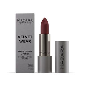 MÁDARA Velvet wear matná rtěnka, odstín 35 dark nude 3,8 g