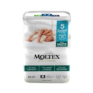 Moltex Natahovací plenkové kalhotky Pure & Nature Junior 9-14 kg 20 ks