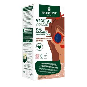 HERBATINT VEGETAL COLOUR Bio rostlinná barva na vlasy WARM CHESTNUT POWER 100 g