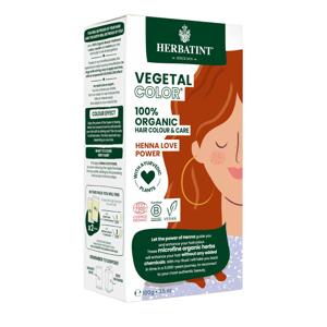 HERBATINT VEGETAL COLOUR Bio rostlinná barva na vlasy HENNA LOVE POWER 100 g