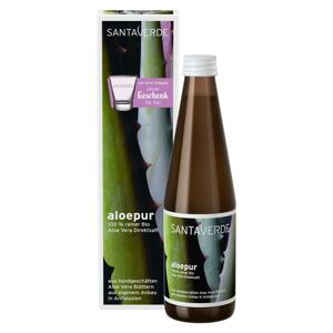 Santaverde Aloe vera šťáva 330 ml + sklenička