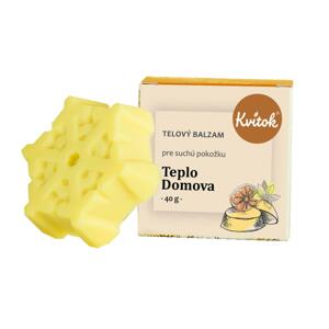 Kvitok Tuhý tělový balzám Teplo domova 40 ml