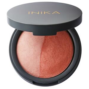 Inika Organic Zapečená minerální duo tvářenka, Burnt Peach 6,5 g