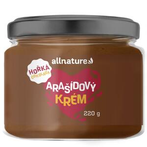 Allnature Arašídový krém s hořkou čokoládou  220 g