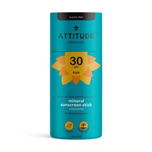 Attitude Dětská 100% minerální ochranná tyčinka na celé tělo (SPF 30) bez vůně 60 g