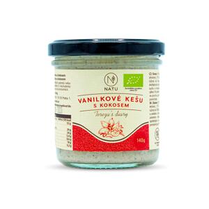 NATU Vanilkové kešu s kokosem BIO 140 g