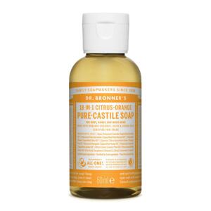 Dr. Bronner's Tekuté universální mýdlo ALL-ONE!, Citrus-Orange 60 ml