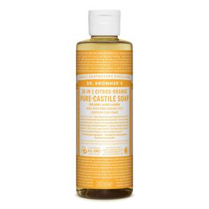 Dr. Bronner's Tekuté universální mýdlo ALL-ONE!, Citrus-Orange 240 ml