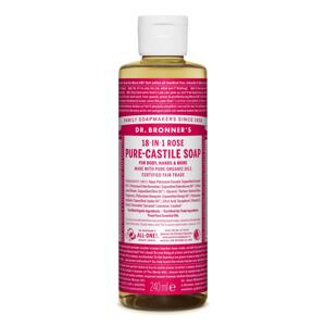 Dr. Bronner's Tekuté universální mýdlo ALL-ONE!, Rose 240 ml