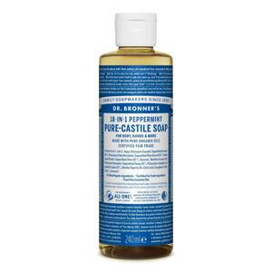 Dr. Bronner's Tekuté universální mýdlo ALL-ONE!, Peppermint 240 ml