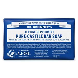 Dr. Bronner's Tuhé mýdlo Peppermint 140 g