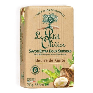 Le Petit Olivier tuhé mýdlo extra jemné Bambucké máslo 250 g