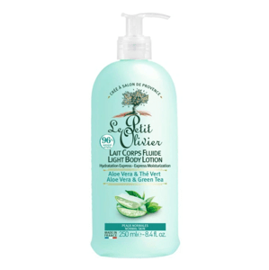 Le Petit Olivier tělové mléko hydratační Aloe Vera a zelený čaj 250 ml