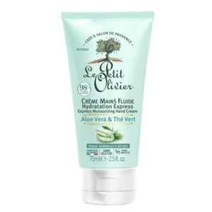 Le Petit Olivier Hydratační krém na ruce Aloe vera a zelený čaj 75 ml