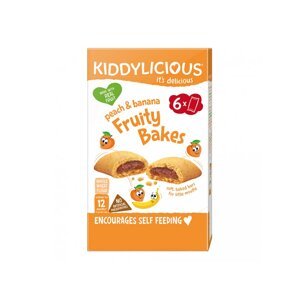 KIDDYLICIOUS Koláčky broskvovo-banánové 6x22 g