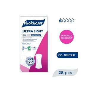 VUOKKOSET Slipové vložky Ultra Light 28 ks