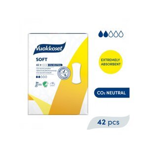 VUOKKOSET Slipové vložky Soft 42 ks