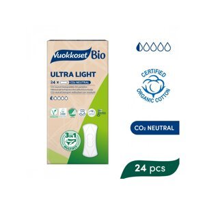 VUOKKOSET BIO Slipové vložky Ultra Light 24 ks