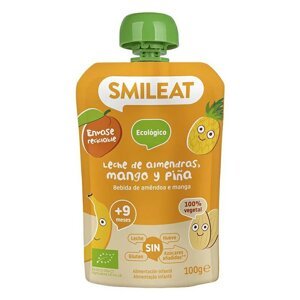 SMILEAT BIO kapsička mandlové mléko, jablko, ananas, mango a banán 9m+ 100g