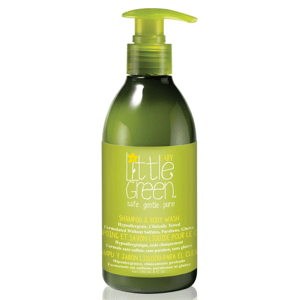 Little Green Baby šampon a sprchový gel 2 v 1 pro děti od narození 14,8 ml - VZOREK