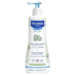 Mustela Jemný čisticí tělový a vlasový gel 500 ml