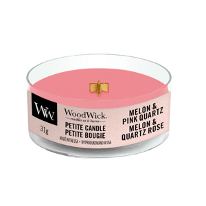 WoodWick Petite Melon & Pink Quartz vonná svíčka 31 g