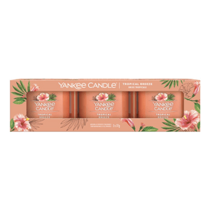 Yankee Candle Tropical Breeze votivní svíčky ve skle 3 x 37 g