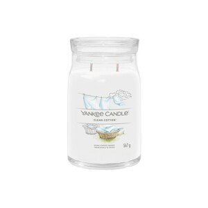 Yankee Candle Signature Clean Cotton vonná svíčka 567 g