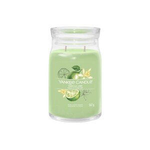 Yankee Candle Signature Vanilla Lime vonná svíčka 567 g