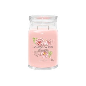 Yankee Candle Signature Fresh Cut Roses vonná svíčka 567 g