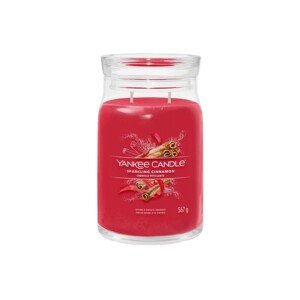 Yankee Candle Signature Sparkling Cinnamon vonná svíčka 567 g