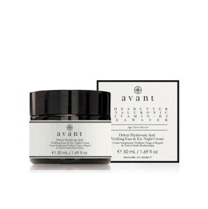 Avant Deluxe Hyaluronic Acid Vivifying Face & Eye Night Cream-noční pleťový krém s kyselinou hyaluronovou 50 ml +Avant Age Nutri-Revive Supreme Hyaluronic Acid 10 ml