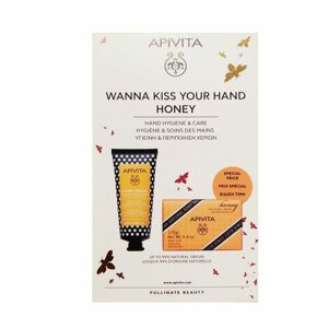 Apivita Honey krém na ruce 50 ml + Honey mýdlo v kostce 125 g