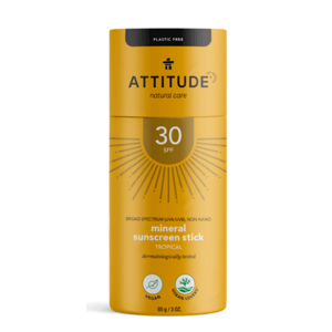 Attitude 100% minerální ochranná tyčinka SPF30 Tropical 85 g