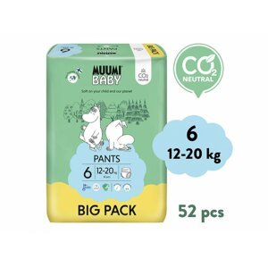 Muumi Baby Pants 6 Junior 12-20 kg 52 ks