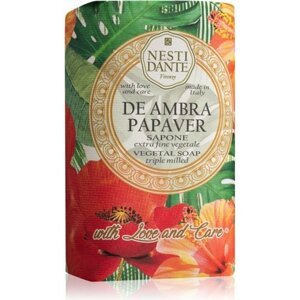 Nesti Dante With Love & Care De Ambra Papaver mýdlo 250 g