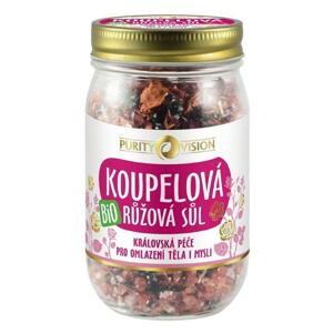 Purity Vision Růžová koupelová sůl 400 g