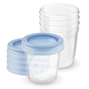 AVENT VIA pohárky s víčkem 180 ml, 5 ks Varianta: 671688